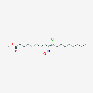 molecular formula C19H34ClNO3 B14344543 Methyl 10-chloro-9-nitrosooctadec-9-enoate CAS No. 92362-48-6