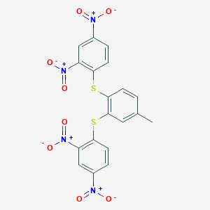 1,2-Bis[(2,4-dinitrophenyl)sulfanyl]-4-methylbenzene