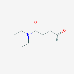 molecular formula C8H15NO2 B14344600 N,N-Diethyl-4-oxobutanamide CAS No. 92442-09-6