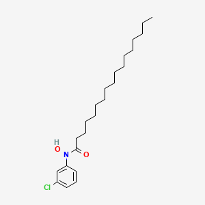 molecular formula C23H38ClNO2 B14344613 N-(3-Chlorophenyl)-N-hydroxyheptadecanamide CAS No. 93487-42-4