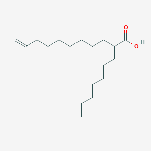 molecular formula C18H34O2 B14344655 2-Heptylundec-10-enoic acid CAS No. 98293-91-5