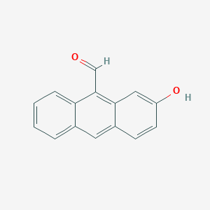 molecular formula C15H10O2 B14344694 2-Hydroxyanthracene-9-carbaldehyde CAS No. 104662-20-6