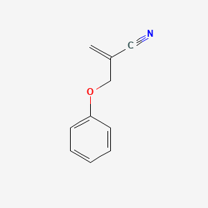 molecular formula C10H9NO B14344708 2-(Phenoxymethyl)prop-2-enenitrile CAS No. 93890-10-9