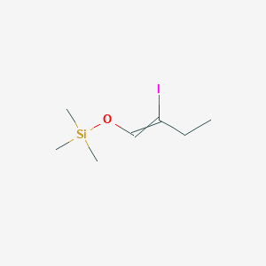 [(2-Iodobut-1-en-1-yl)oxy](trimethyl)silane