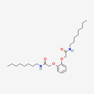 molecular formula C26H44N2O4 B14344723 2,2'-[1,2-Phenylenebis(oxy)]bis(N-octylacetamide) CAS No. 104360-60-3