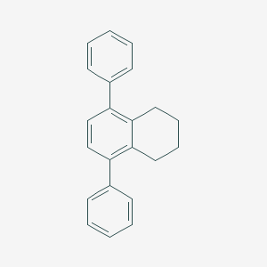 molecular formula C22H20 B14344741 5,8-Diphenyl-1,2,3,4-tetrahydronaphthalene CAS No. 92760-00-4