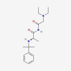 L-Alaninamide, N,N-diethylglycyl-N-(1-methyl-1-phenylethyl)-