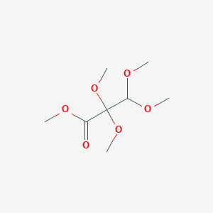 molecular formula C8H16O6 B14344837 Methyl 2,2,3,3-tetramethoxypropanoate CAS No. 92095-79-9