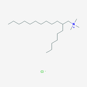 2-Hexyl-N,N,N-trimethyldodecan-1-aminium chloride