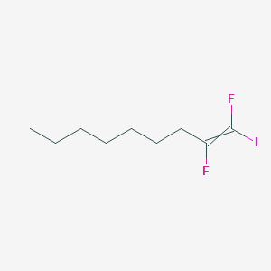 1,2-Difluoro-1-iodonon-1-ene