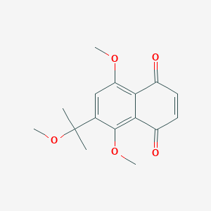 5,8-Dimethoxy-6-(2-methoxypropan-2-yl)naphthalene-1,4-dione