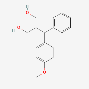 2-[(4-Methoxyphenyl)(phenyl)methyl]propane-1,3-diol