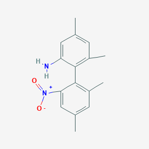 2',4,4',6-Tetramethyl-6'-nitro[1,1'-biphenyl]-2-amine