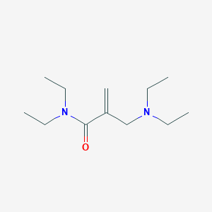 molecular formula C12H24N2O B14344933 2-Propenamide, 2-[(diethylamino)methyl]-N,N-diethyl- CAS No. 94123-17-8