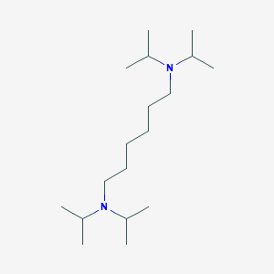 molecular formula C18H40N2 B14344939 N~1~,N~1~,N~6~,N~6~-Tetra(propan-2-yl)hexane-1,6-diamine CAS No. 104017-39-2