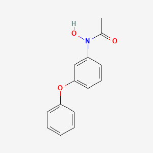 molecular formula C14H13NO3 B14344943 N-Hydroxy-N-(3-phenoxyphenyl)acetamide CAS No. 105801-26-1