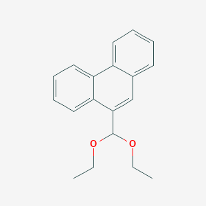 molecular formula C19H20O2 B14344947 9-(Diethoxymethyl)phenanthrene CAS No. 94650-46-1