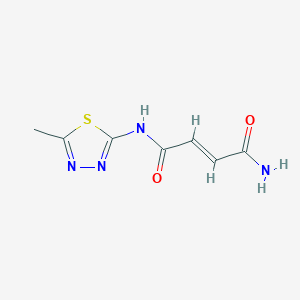 N-(5-Methyl-1,3,4-thiadiazol-2-yl)-2-butenediamide