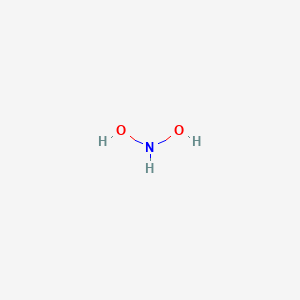 molecular formula H3NO2 B14344976 Hydroxylamine, N-hydroxy- CAS No. 99711-79-2