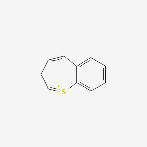 molecular formula C10H9S+ B14345086 3H-1-Benzothiepin-1-ium CAS No. 92540-75-5