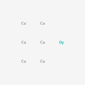 molecular formula Cu6Dy B14345138 Copper;dysprosium CAS No. 95771-50-9