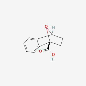 molecular formula C11H10O3 B1434515 (1R,4S)-1,2,3,4-Tetrahydro-1,4-epoxynaphthalene-1-carboxylic Acid CAS No. 1244954-14-0