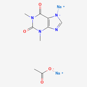 molecular formula C9H10N4Na2O4 B1434520 茶碱 CAS No. 8002-89-9