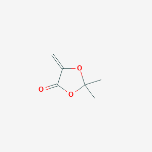 molecular formula C6H8O3 B14345207 1,3-Dioxolan-4-one, 2,2-dimethyl-5-methylene- CAS No. 101822-09-7