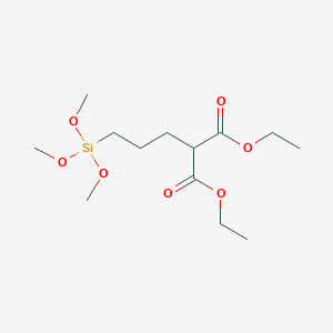 Diethyl [3-(trimethoxysilyl)propyl]propanedioate