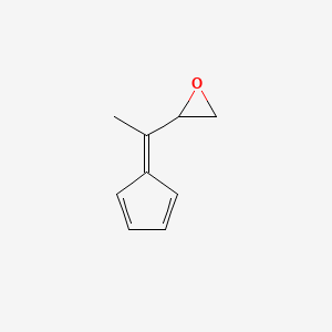 2-[1-(Cyclopenta-2,4-dien-1-ylidene)ethyl]oxirane