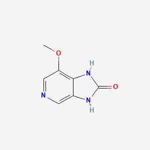 molecular formula C7H7N3O2 B1434525 7-甲氧基-1,3-二氢-咪唑并[4,5-c]吡啶-2-酮 CAS No. 1936095-12-3