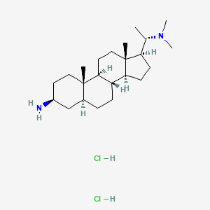 molecular formula C23H44Cl2N2 B14345285 Chonemorphine dihydrochloride CAS No. 96553-96-7