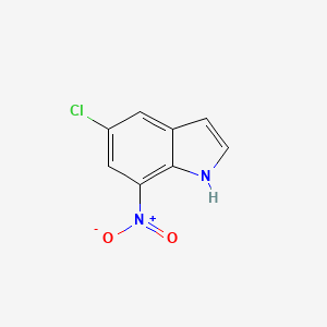 molecular formula C8H5ClN2O2 B1434529 5-Chloro-7-nitro-1H-indole CAS No. 1197181-29-5