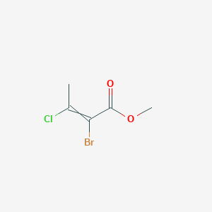 Methyl 2-bromo-3-chlorobut-2-enoate