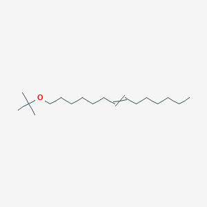 molecular formula C18H36O B14345325 1-tert-Butoxytetradec-7-ene CAS No. 95713-45-4