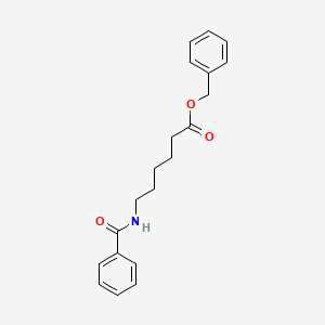 molecular formula C20H23NO3 B14345331 Benzyl 6-benzamidohexanoate CAS No. 102156-83-2