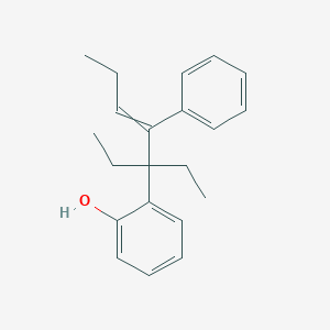 2-(3-Ethyl-4-phenylhept-4-en-3-yl)phenol