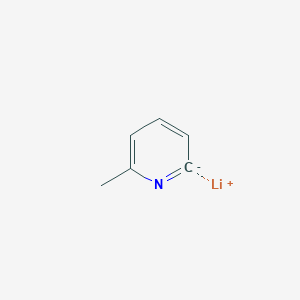 molecular formula C6H6LiN B14345410 lithium;6-methyl-2H-pyridin-2-ide CAS No. 93830-65-0