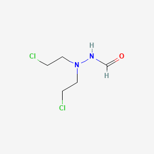 1-Formyl-2,2-bis(2-chloroethyl)hydrazine