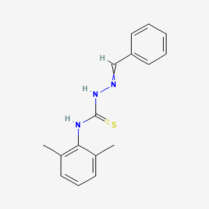 2-Benzylidene-N-(2,6-dimethylphenyl)hydrazine-1-carbothioamide