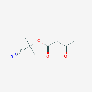 molecular formula C8H11NO3 B14345454 2-Cyanopropan-2-yl 3-oxobutanoate CAS No. 99563-89-0