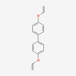 molecular formula C16H14O2 B14345491 1-Ethenoxy-4-(4-ethenoxyphenyl)benzene 