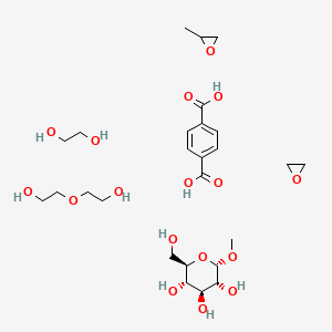 ethane-1,2-diol;2-(2-hydroxyethoxy)ethanol;(2R,3S,4S,5R,6S)-2-(hydroxymethyl)-6-methoxyoxane-3,4,5-triol;2-methyloxirane;oxirane;terephthalic acid