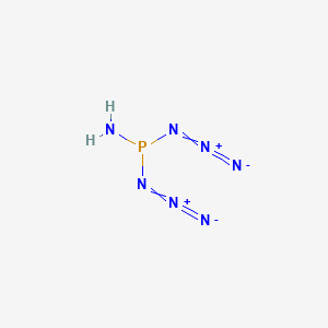 molecular formula H2N7P B14345552 Phosphoramidous diazide CAS No. 102479-79-8