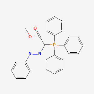 Methyl [(E)-phenyldiazenyl](triphenyl-lambda~5~-phosphanylidene)acetate