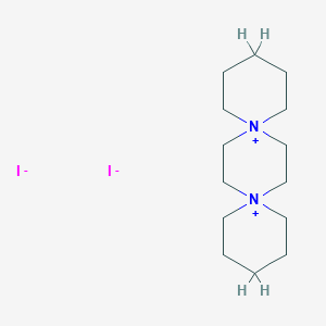 6,9-Diazadispiro[5.2.5~9~.2~6~]hexadecane-6,9-diium diiodide