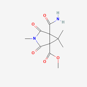 Methyl 5-carbamoyl-3,6,6-trimethyl-2,4-dioxo-3-azabicyclo[3.1.0]hexane-1-carboxylate