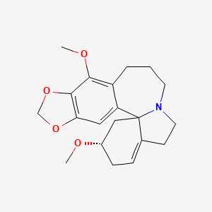 molecular formula C20H25NO4 B14345605 Dyshomerythrine CAS No. 112614-12-7