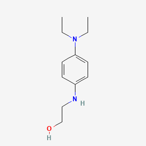 molecular formula C12H20N2O B14345615 2-[4-(Diethylamino)anilino]ethan-1-ol CAS No. 98095-74-0