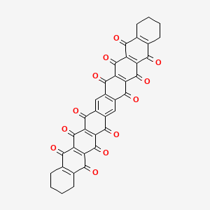 1,2,3,4,12,13,14,15-Octahydrononacene-5,6,7,9,10,11,16,17,18,20,21,22-dodecone